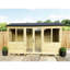 Khalaf 12 x 8 Ft. Tongue and Groove Summer House
