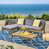 Coussin bleu marine / structure grise est en rupture de stock