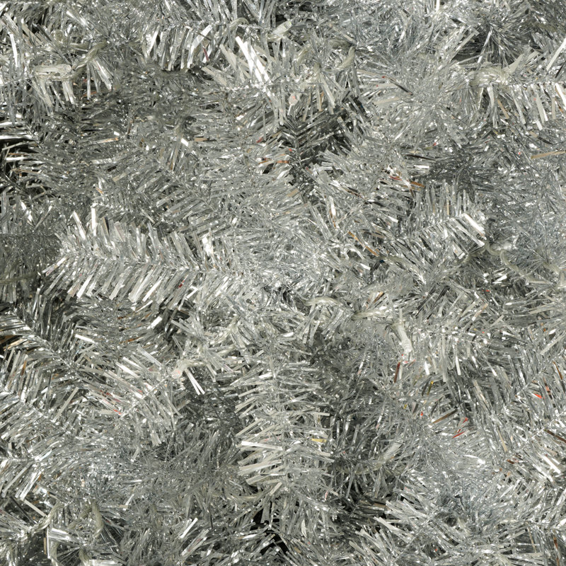 Arbre de Noël artificiel illuminé Sliver, H 6 pi