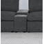 Console de rangement modulaire Collins gris foncé-2101196688