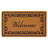 Door Mat, Welcome Doormat for Outdoor Entrance, 29.5" x 17" All-Weather Faux Coir Entryway Mat with Non-Slip Backing, Low-Profile & Easy-to-Clean Front Door Mats for Garage, Backyard, Patio