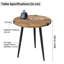 Table basse simple, table de bout moderne de 21,26 pouces pour le bureau personnel du salon