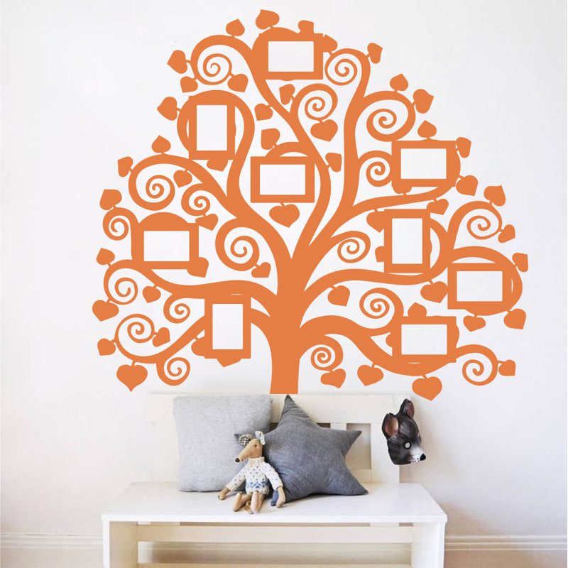 Décalcomanie murale images arbre familial, Kaki