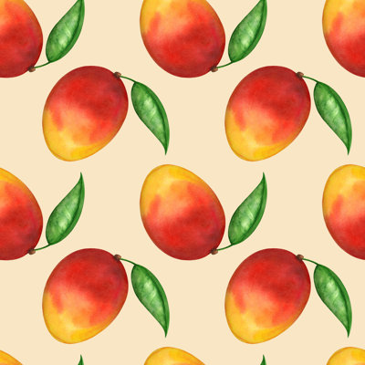 Watercolor Seamless Pattern - Wrapped Canvas Painting