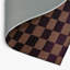 Tapis intérieur / extérieur noir à carreaux-472331155