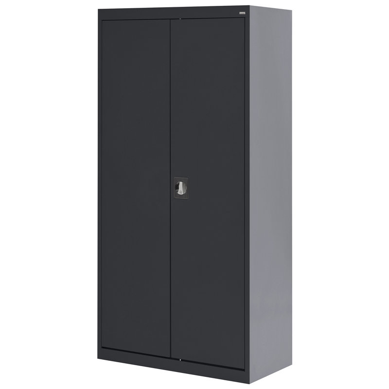 Armoire de rangement à 5 tablettes, Noir
