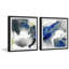 « color clouds diptych », ensemble de 2 reproductions de peintures à l’aquarelle encadrées-31817019