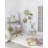 Stoneware Table Lamp with Linen Shade-53327652-53327653