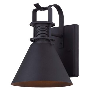 Black 10.75" H Outdoor Barn Light