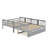 Full Over Full Bunk Bed With Trundle And Ladder-1572783549