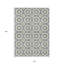 Tapis intérieur lavable 10 pi x 14 pi ivoire