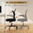 Ato Ergonomic Mesh Office Chair With Adjustable Lumbar Support, Flip-up Arms, And High Back