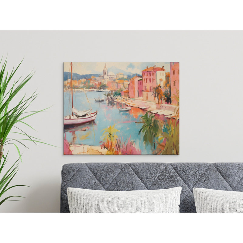 Posada Wrapped Canvas Print Set, 60x20