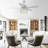 5-Blade Reversible Blades Ceiling Fan with Remote Control-2113056423