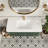 48" Solid Wood Bathroom Vanity Green