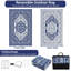Retro Oriental Reversible Outdoor Plastic Straw Rug for Patio Camp Balcony Deck Picnic-132145100-132145104
