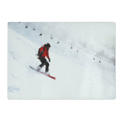 Snowboarding Chopping Board