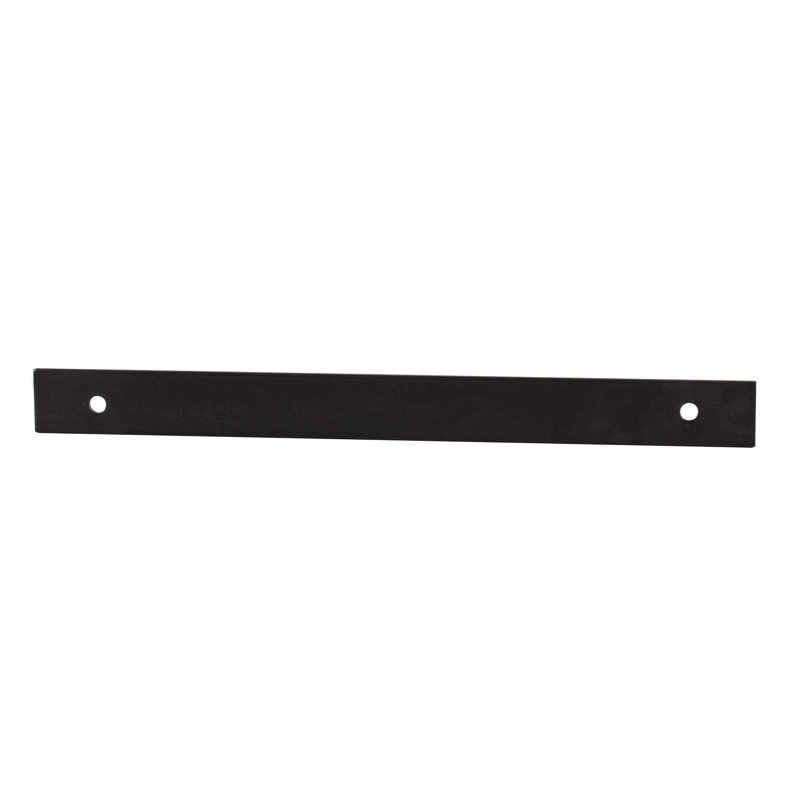 142 rails plats de qualité supérieure, Noir, 60"