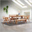 Meuble de salle à manger décontracté de style Mid-Century moderne en rotin de style décontracté et élégant