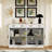 Buffet Cabinet, Coffee Bar Cabinet With 2 Drawers & 4 Doors, Kitchen Buffet Sideboard For Living Room, Kitchen-926432739