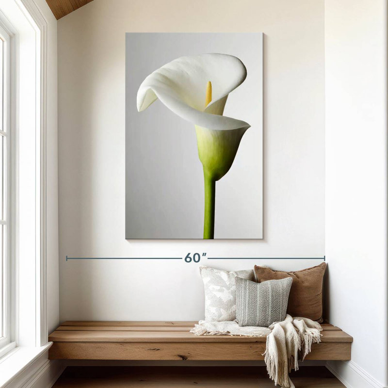 Harnek Fresh Calla Lily, 48" H x 32" W