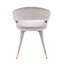 Chaise d'appoint en velours Boyuan-1594987127