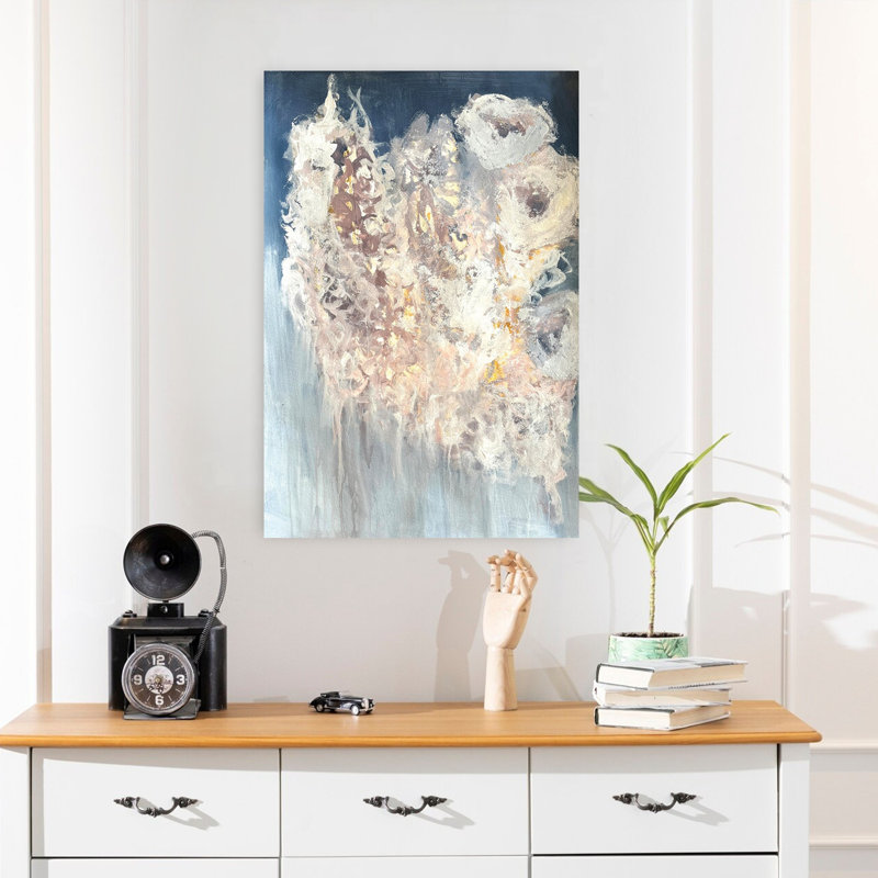 Art contemporain contemporain abstrait, H 24 po x l 16 po