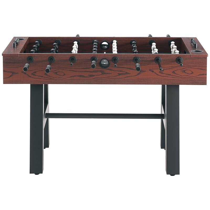 VEVOR 55'' Brown and Black Foosball Table with Telescopic Rods