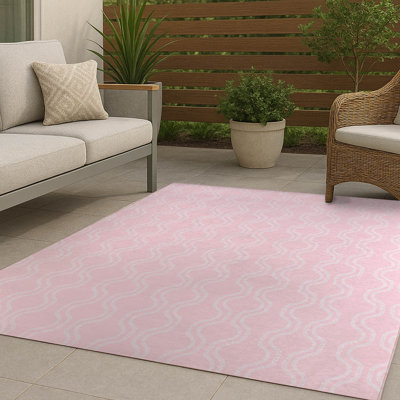 Tapis d'extérieur antidérapant Wavy Vine