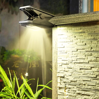 LED Solar Power Dusk to Dawn Outdoor Security Flood Light with Motion Sensor