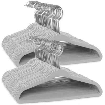  11" Velvet Non-Slip Baby Clothing Hangers