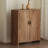 Modern Burlywood Solid Wood Sideboard