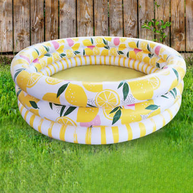 PoolCandy Inflatable Lemon Sunning Pool 