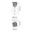Aynor 1-Light Dimmable Satin Nickel Wallchiere