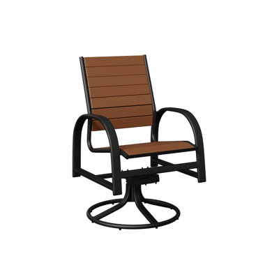 Chaise berçante pivotante en poly berlinois Berlin Gardens