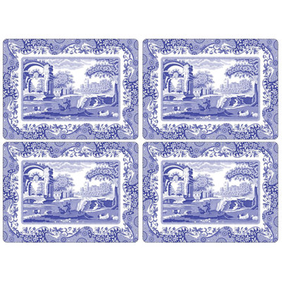 Blue Italian Placemats 15.7 X 11.7"