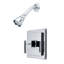 Robinet de douche à pression équilibrée à poignée simple Kingston Brass Claremont-37178539