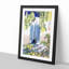 The Yoro Waterfall in Mino Province by Katsushika Hokusai - Picture Frame Painting Print on MDF-55610964-55610963