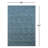 Kory Geometric Handmade Looped/Hooked Wool Azure Area Rug-32703683