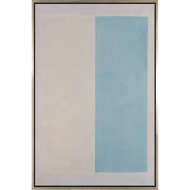 Duality - Peinture sur toile avec cadre flottant