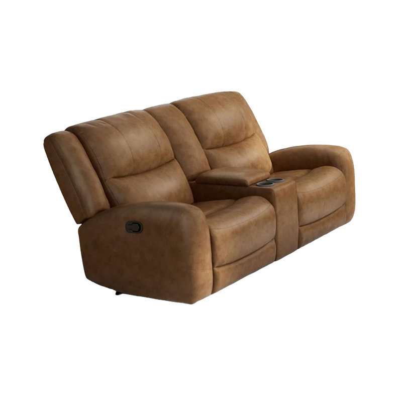 Causeuse transitionnelle l 79 po, brun, Brun