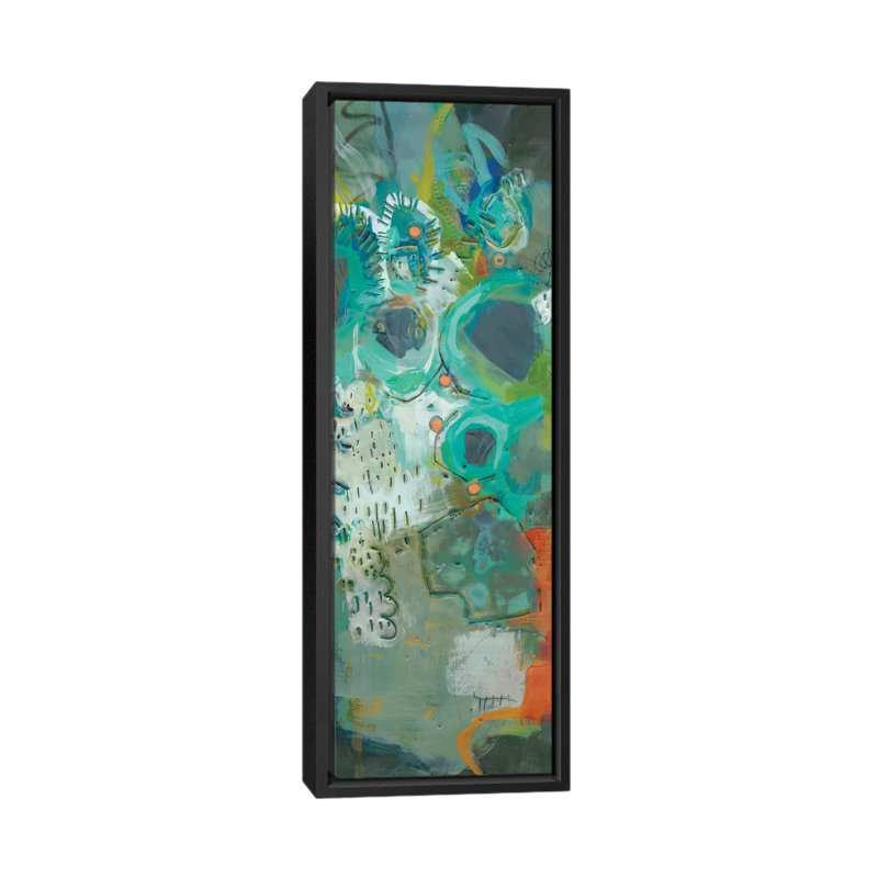 «Lolly I», reproduction sur toile, H 36 po x l 12 po x P 1,5 po, Toile avec cadre noir