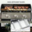 Outsunny 3 - Burner Countertop Liquid Propane 10000 BTU BTU Gas Grill