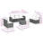 Vidaxl Garden Sofa Set