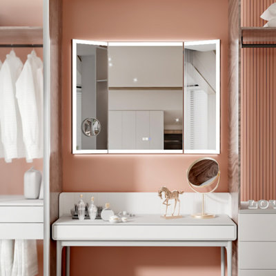Miroir de salle de bain pliable Smart