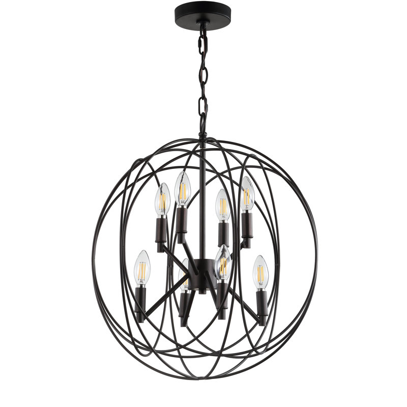Luminaire suspendu géométrique 8 lumières Iowa Park