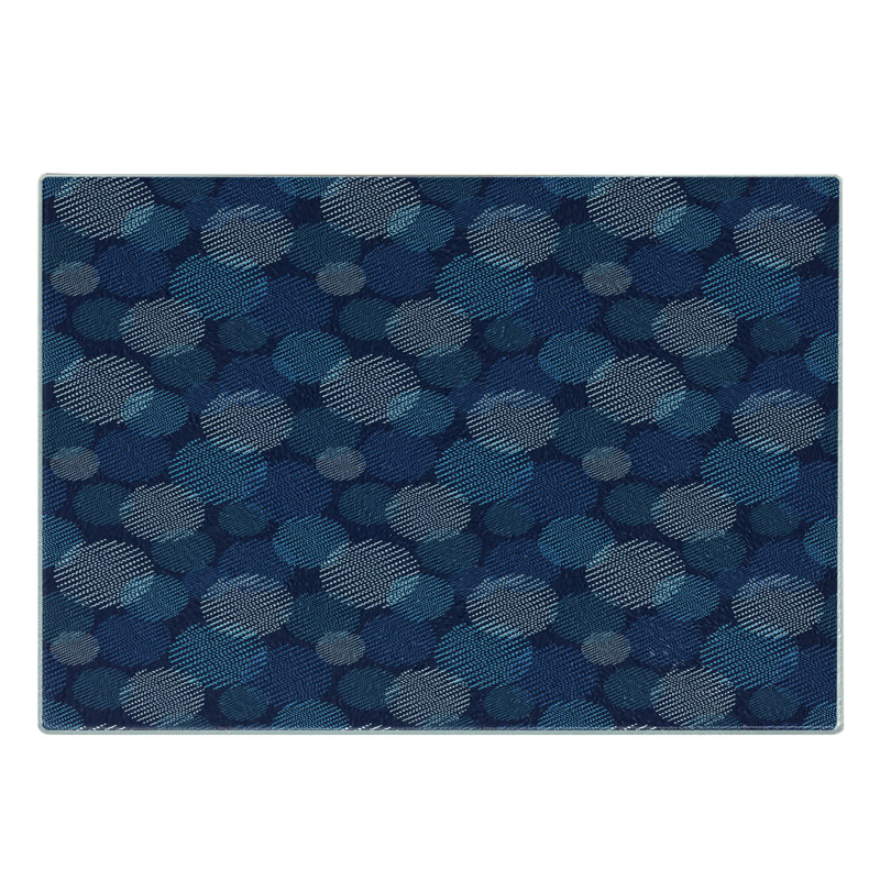 Planche à découper en verre trempé à motif abstrait Ambesonne