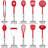 Kaluns Kitchen Utensils Set of 10 – Nylon & Stainless Steel Cooking Tools, Heat Resistant Non-Stick Safe Spatula, Ladle & Spoon Cookware Accessories-51188346