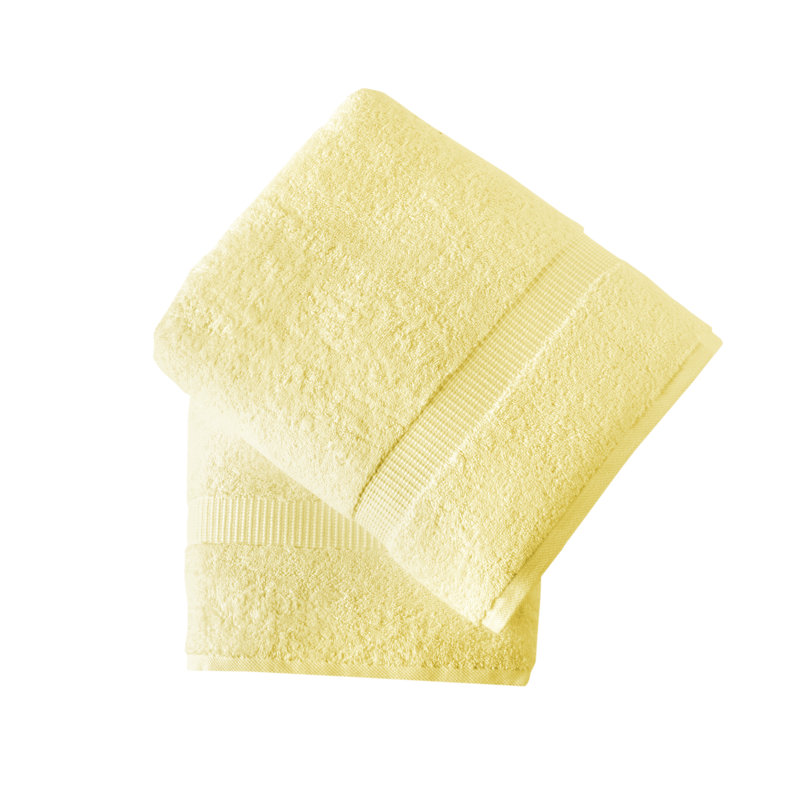 Ensemble de draps de bain 2 pièces Motto , Jaune