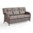 Agnes 75" Outdoor Wicker Rattan Patio Sofa With T-Shape Back Cushions And 5" Thick High-Resilience Foam-774361432